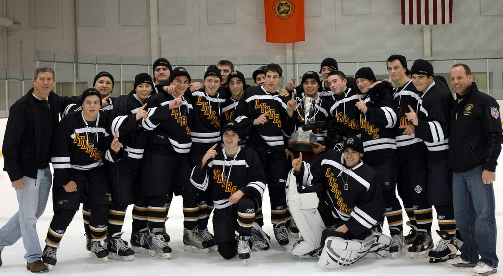 The Lynbrook-East Rockaway varsity hockey team won the Liberty Division championship in January, and earned a trip to the New York State Club School Hockey Varsity Open Division championship last weekend.