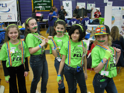 Julia, Alexa, Meganne, Violet and Megan, Smart Cookies, competed in costume.