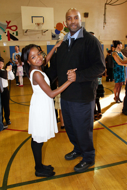 After the performance, students and their parents got to share a dance including Ahmya and Tony McMillan.