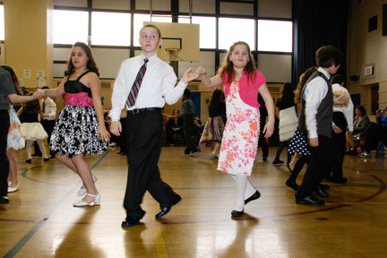 Fourth-grade students showed off the dances they learned on March 19.