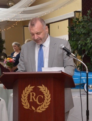 Herald publisher Cliff Richner delivered a speech at the event.