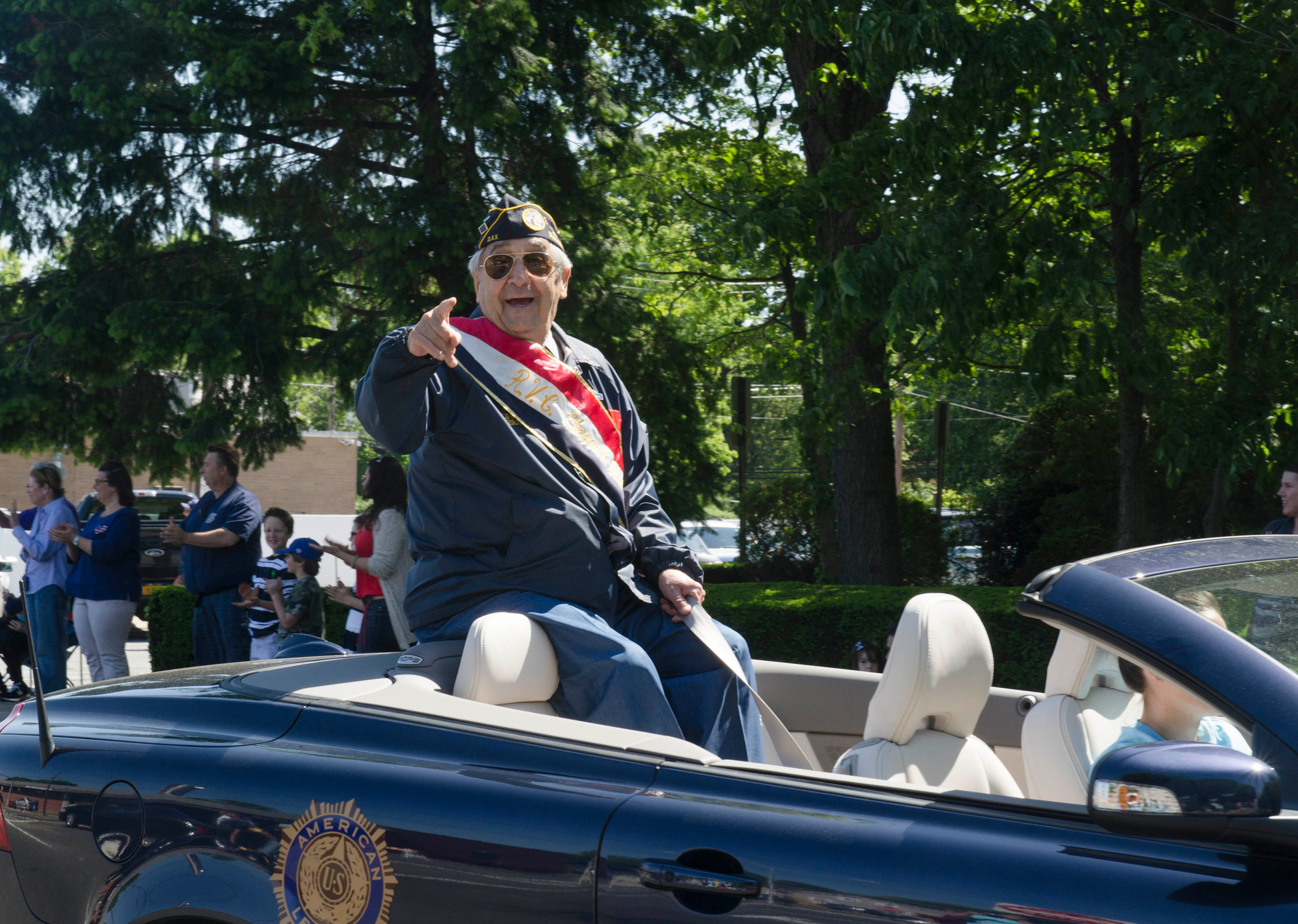 Grand Marshal George Antonucci led the village’s Memorial Day Parade.