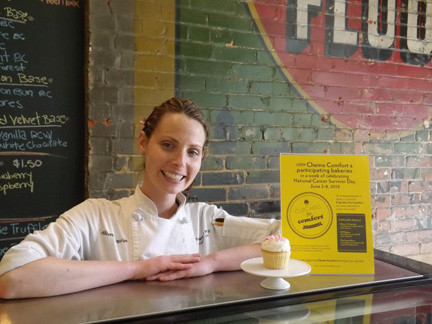 Allison Shapiro, owner of The Sweet Peace bakery in Lynbrook, is participating in the first-ever Cupcakes for Comfort event from June 2-8 to benefit Chemo Comfort.