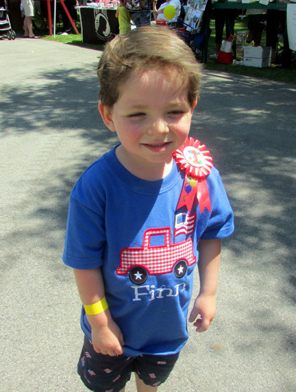 1-2 year old winner: 
Finn Tortorella took 1st place.