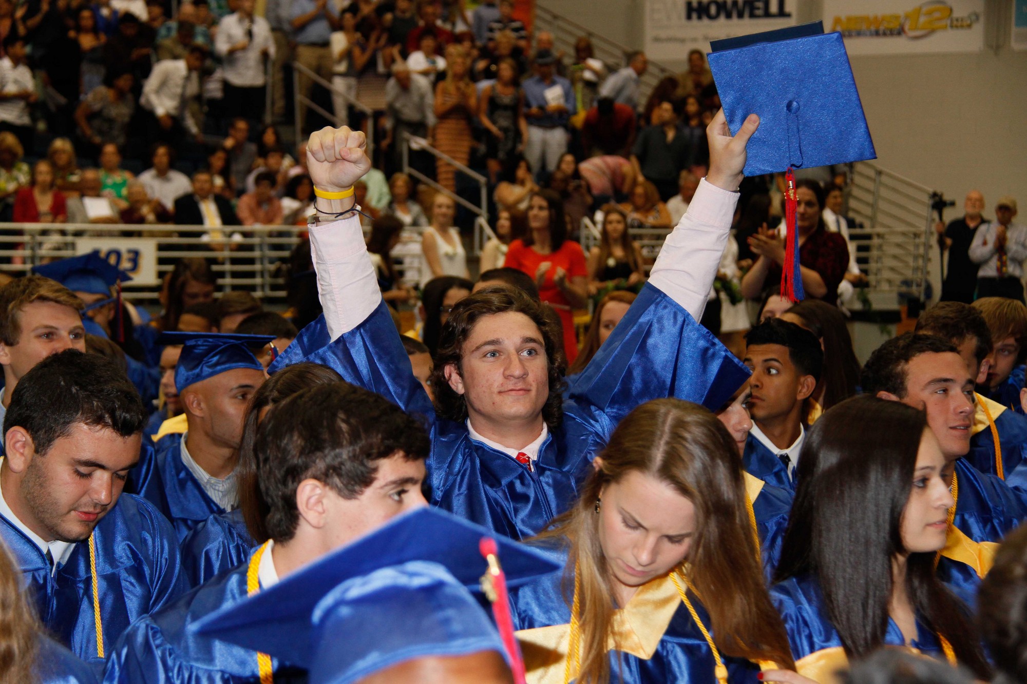 Connor Daly celebrated his graduation from South Side High School.