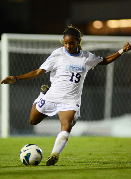Dunn has already won numerous awards throughout her high school career in Rockville Centre and while playing for the Tar Heels 
at UNC, including the Hermann Trophy, the highest honor in NCAA 
soccer.