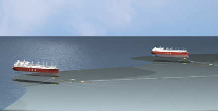 A computer rendering of what Port Ambrose would look like.