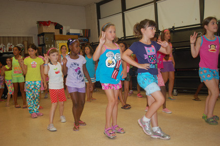 Dances classes are popular with children in the summer recreation program.