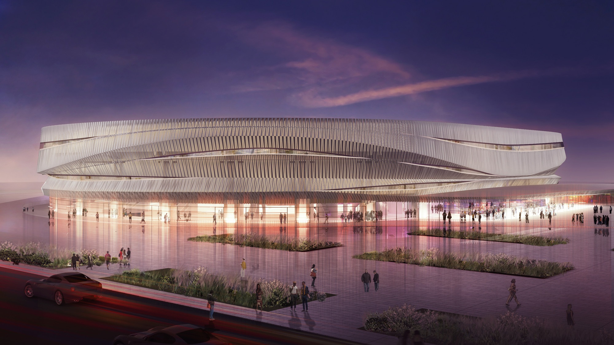 Forest City Ratner's reimagined Nassau Veterans Memorial Coliseum.