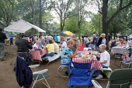 Dozens of local residents enjoyed an afternoon in the park.