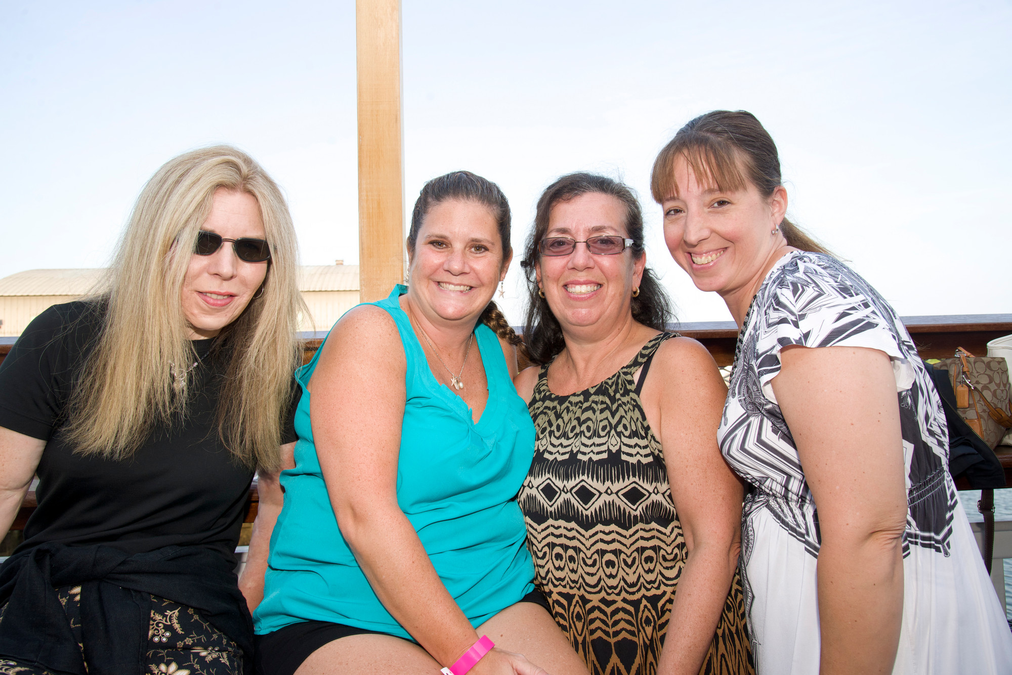 Trish Daly Louw, Camille Murphy, Christine Jaskowiak and Connie Cicero at the fundraiser.