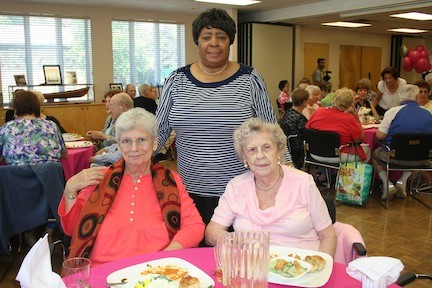 From left, Agnes Mueller, Dorothy Calabria and Carrie Johnson.
