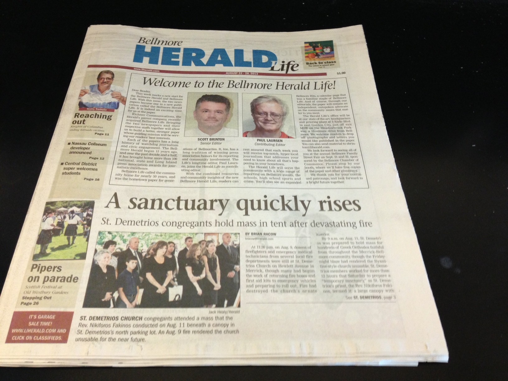 The new Bellmore Herald Life.