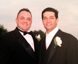 Brian Ciampi, left, died in February 2013 after a long battle with colon cancer.