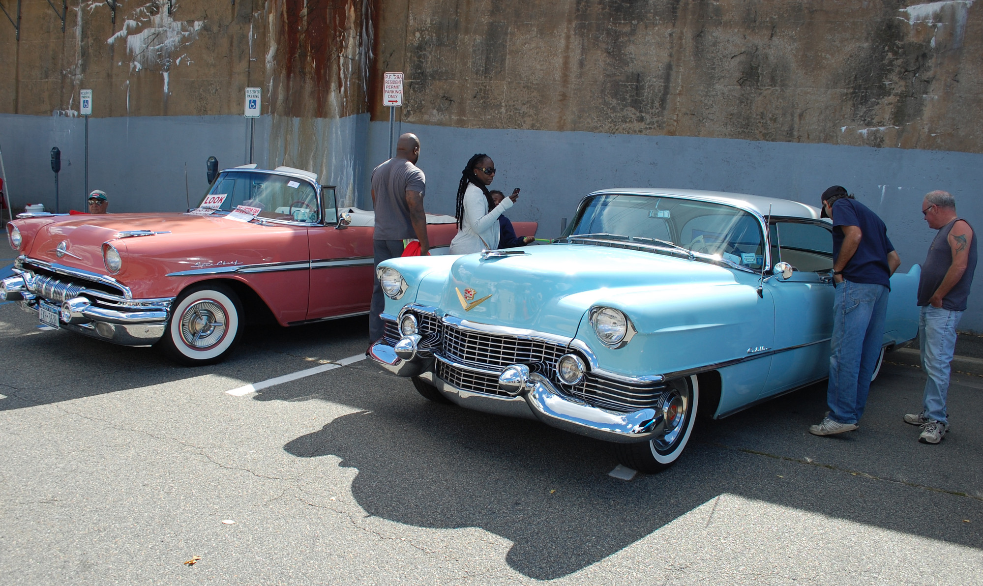 One addition to the fair this year was a classic car show in the Long Island Rail Road parking lot.