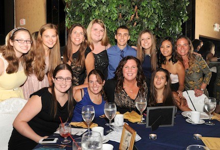 Members of the Key club, an organization for students, enjoyed the dinner.