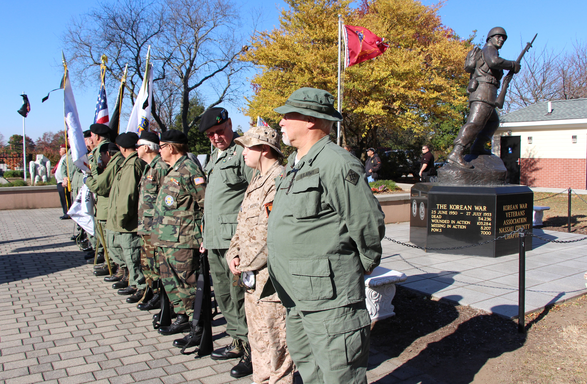 Vietnam Veterans were among the many who were honored.