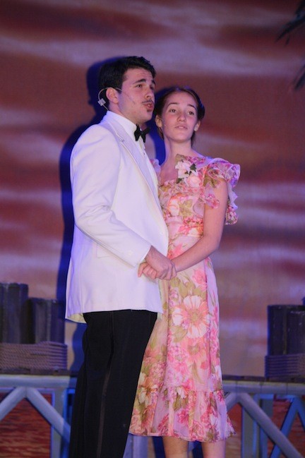 Zachary Zaromatidis and Leah Elefante played the star-crossed lovers Emile and Nellie.
