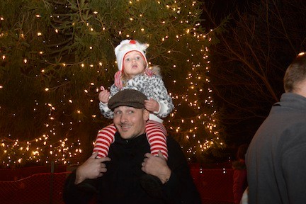 Ellie and Jay Macaluso enjoyed the sights and sounds of Christmas.
