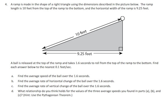 A sample question from the state’s Common Core algebra module asks students to solve complex problems.