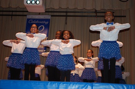 The Clear Stream Steppers gave a rousing performance to conclude District 30’s 90th anniversary celebration on Feb. 26.