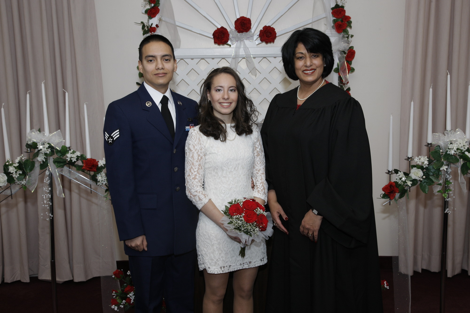Carlos Jonathon Alarcon and Jessica Francine Marcus, of East Meadow, were married at Town Hall on Valentine’s Day by Town Clerk Nasrin Ahmad.