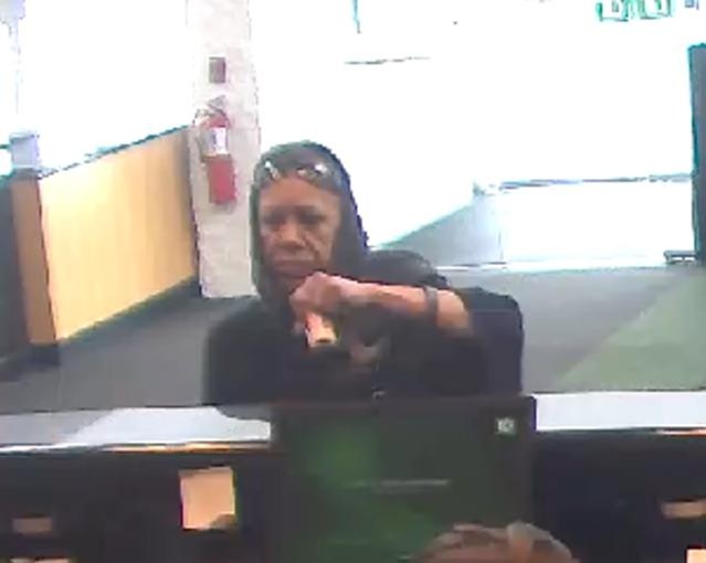 Nassau County Police are searching for this woman, who they say robbed the Hempstead Turnpike bank.