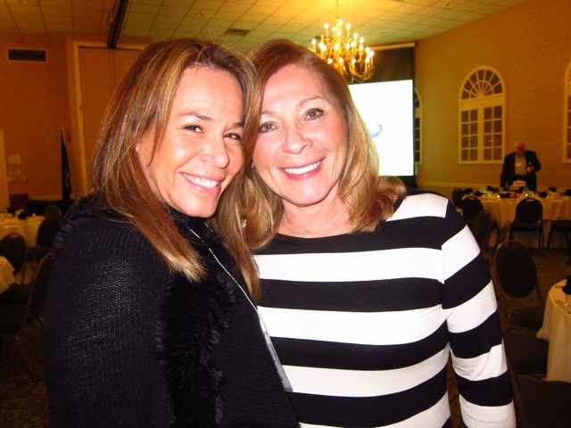 vice President of Sales Rhonda Glickman, right, with sales associate Jill Kaplan.