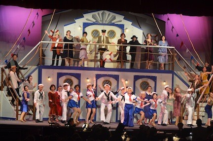 The cast of "Anything Goes."