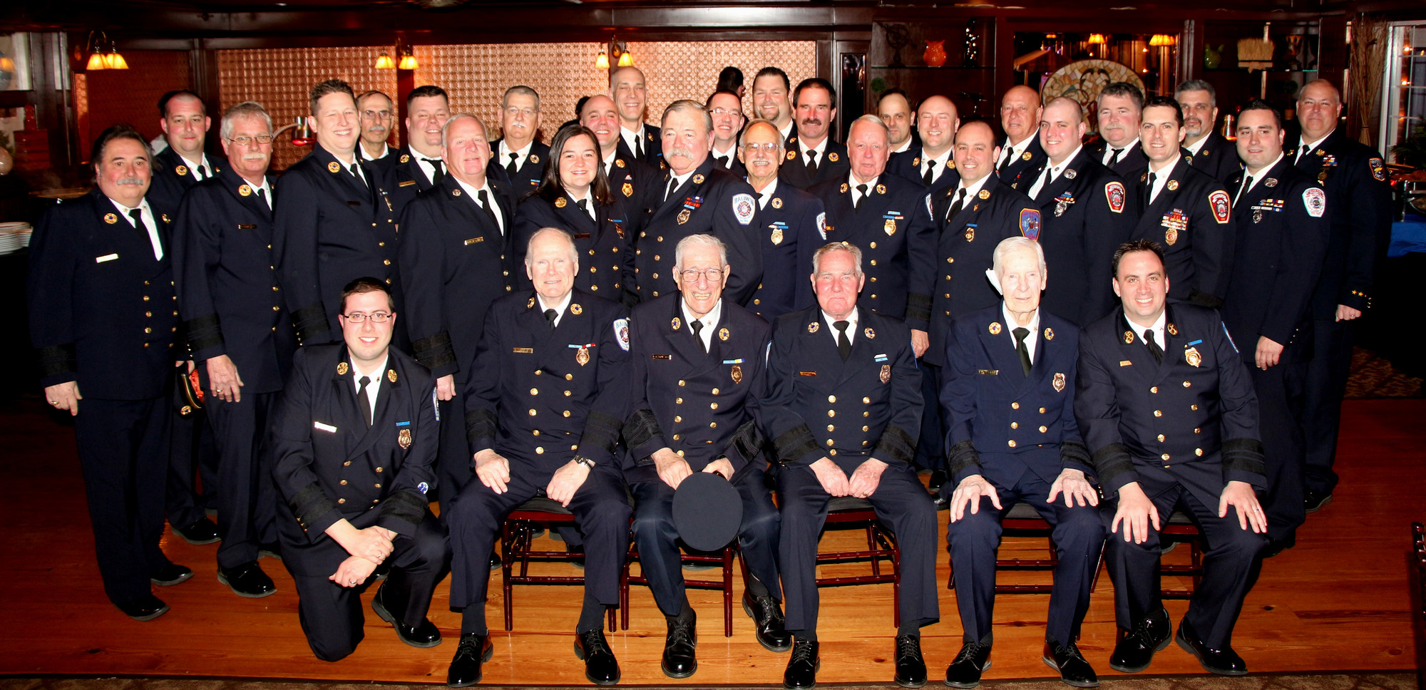 the Baldwin Fire Department held its 119th annual Installation Dinner on April 5. The department’s past and current chiefs were recognized for their many years of service.
