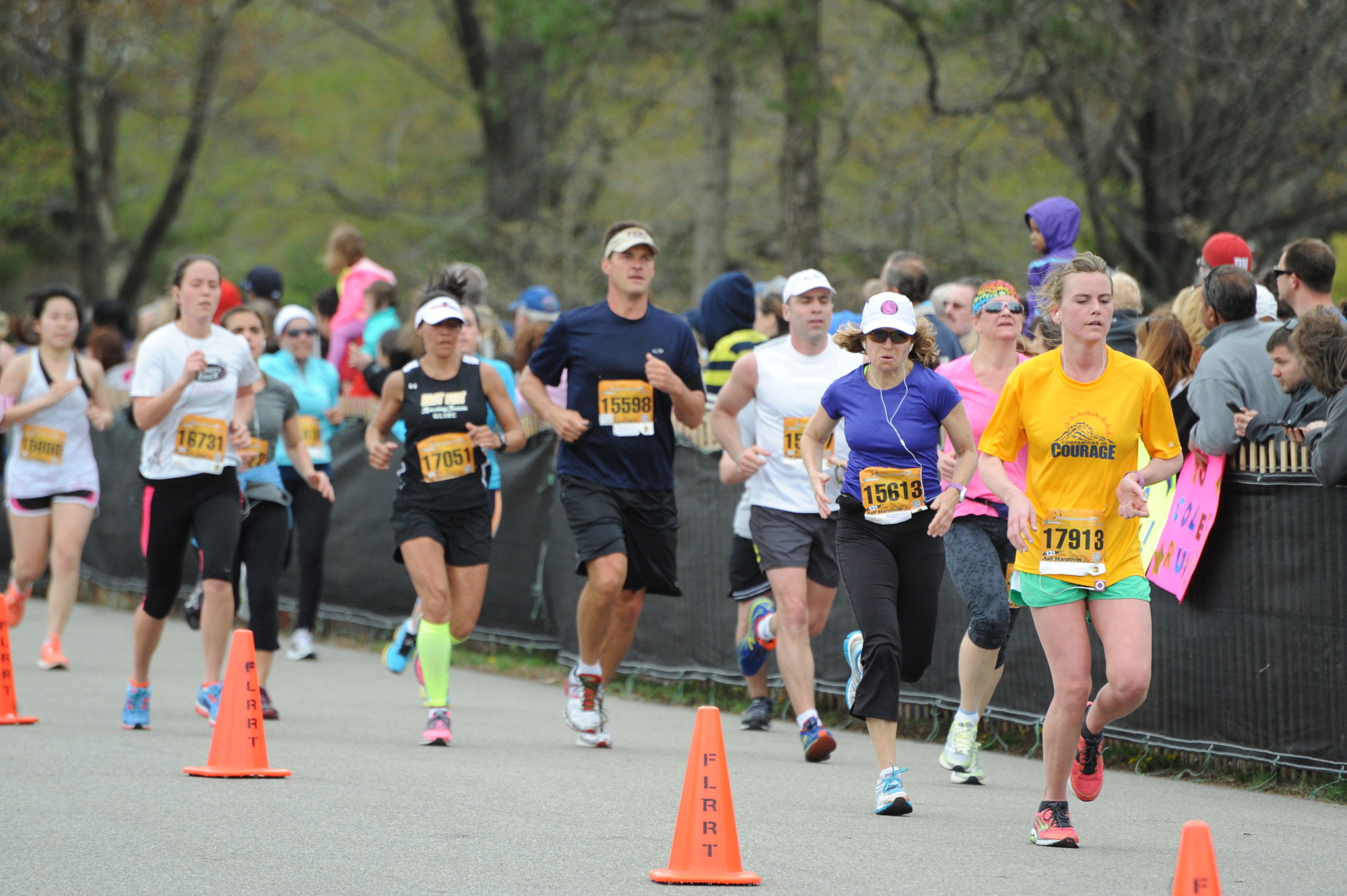 More than 7,000 runners participated in the Long Island Marathon’s various races last weekend, including the 13.1 half marathon, pictured above.
