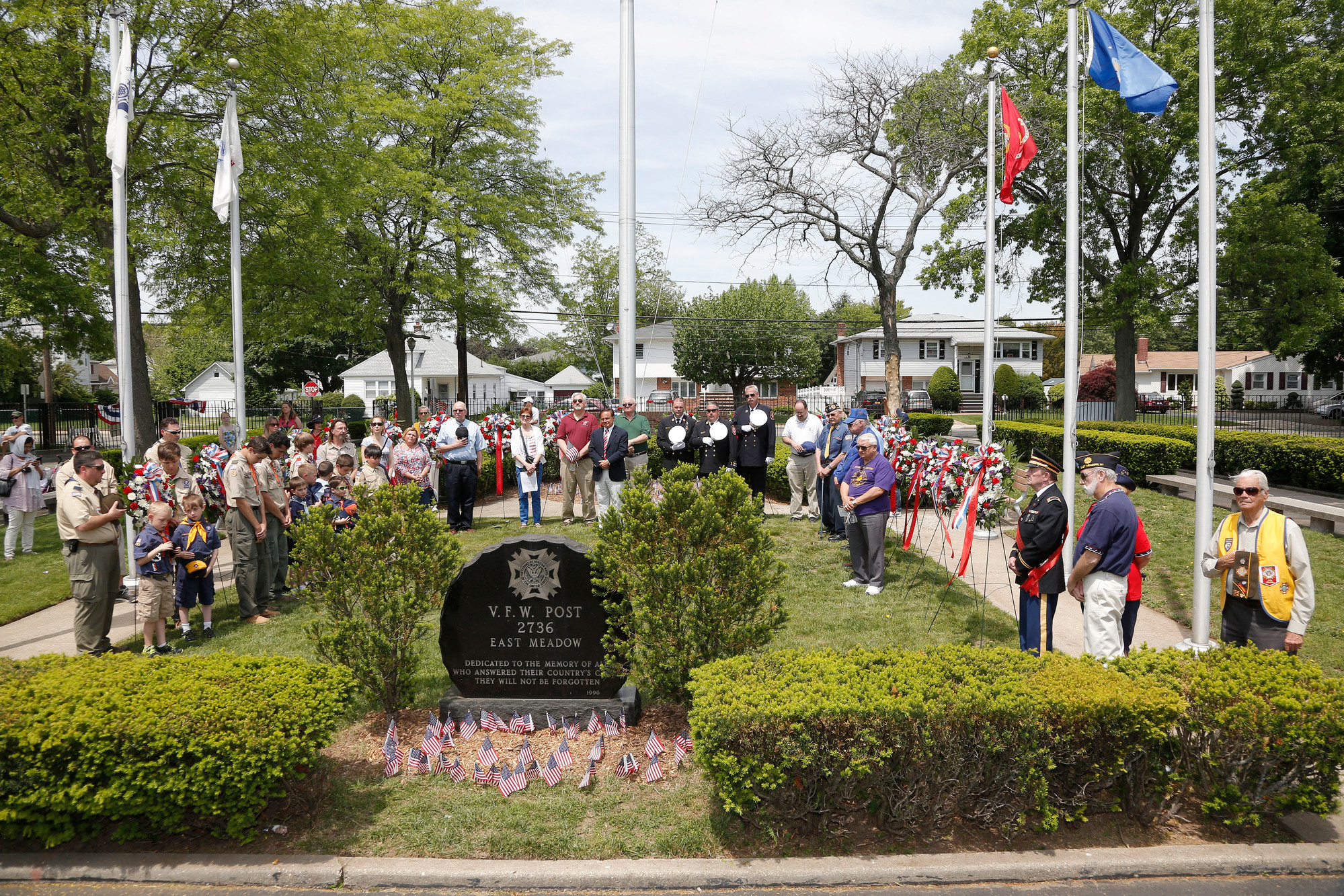 Following the parade, the Memorial Day ceremony took place at Veterans Memorial Park.