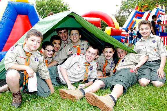 Scouts from Troop 362 participated in Pride Day in 2012, which drew more than 5,000 people.