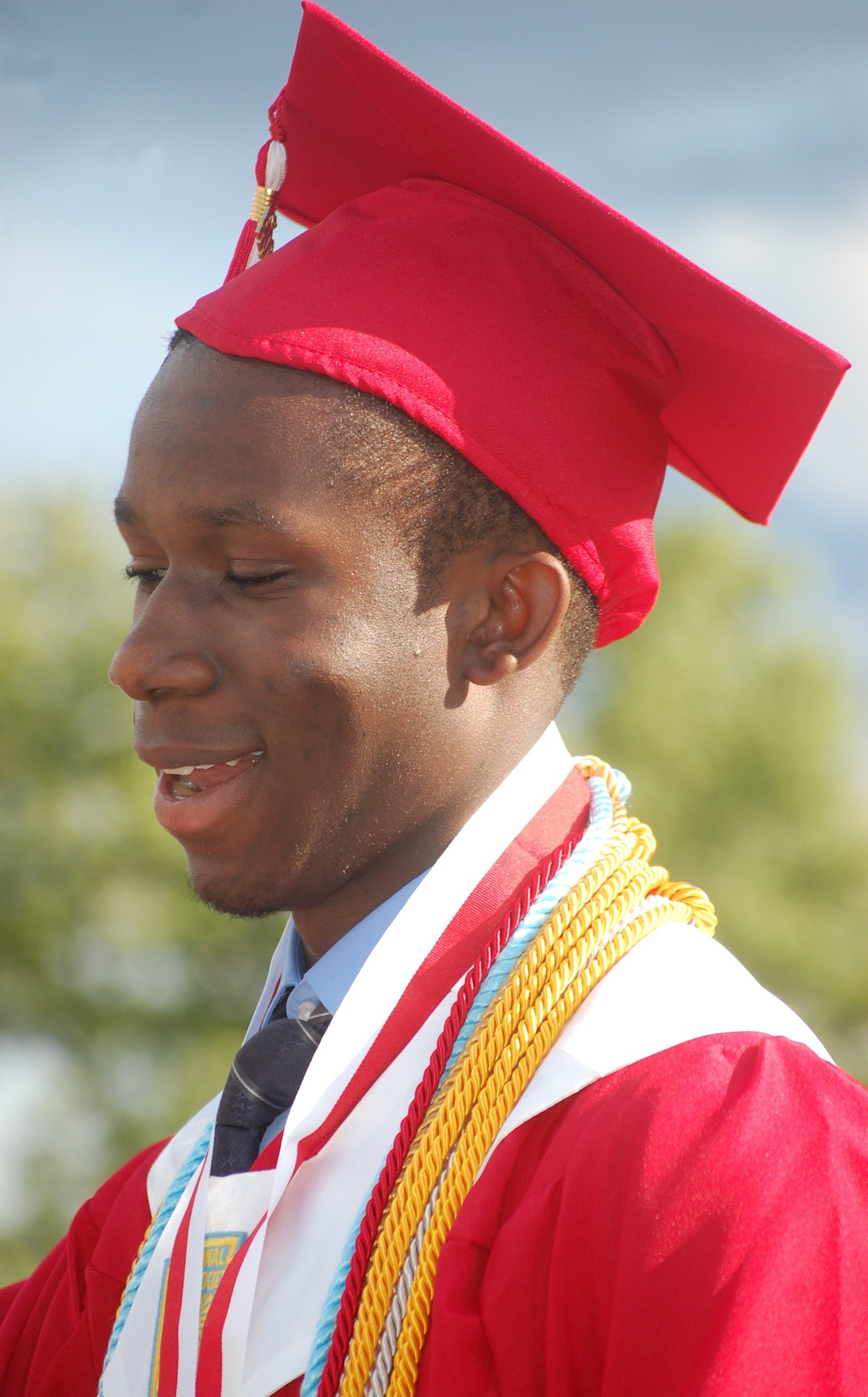 Salutatorian Patrick Egbuchulam revisited the class’s long journey from seventh-graders to seniors.