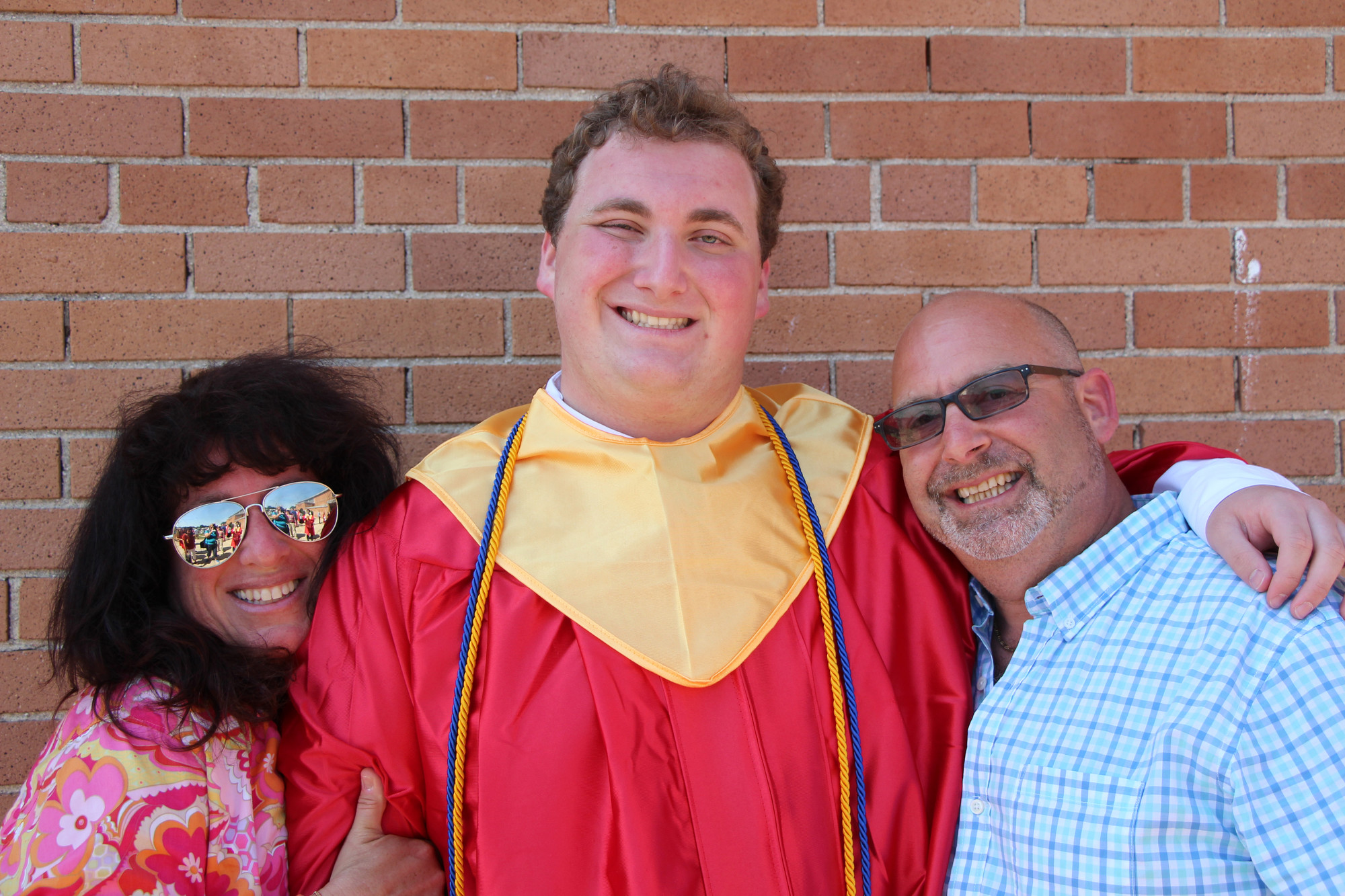 Graduate Jake Moldowsky thanked his father, Lee, and and his mother, Lisa, for all of their help and support. He will continue his education at Stony Brook University.