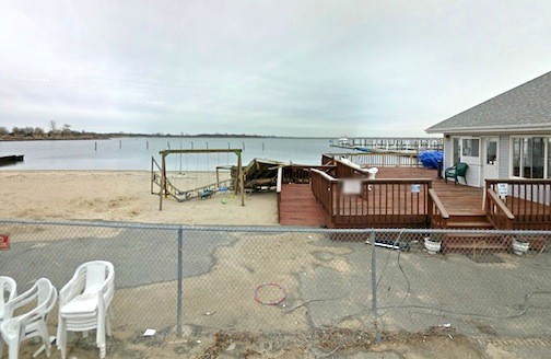 The Bay Park Civic Association’s playground was virtually demolished by Hurricane Sandy.