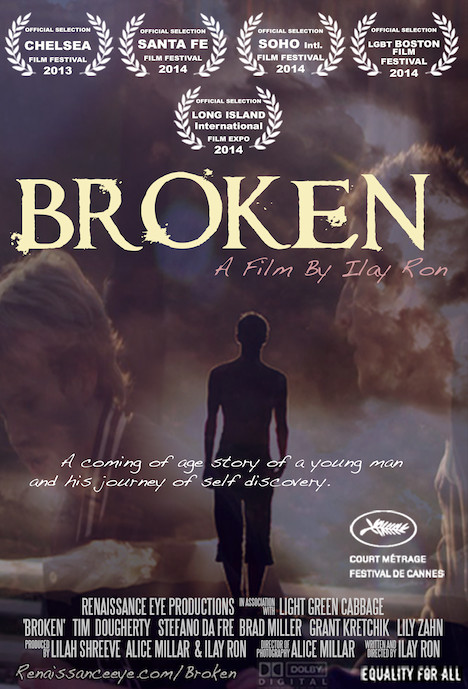Miller, 25, of Bellmore, plays a leading role in the short film “Broken.” There will be a screening of the short during the Long Island International Film Expo at 7:45 p.m. on July 14 at Bellmore Movies, at 222 Petit Ave.