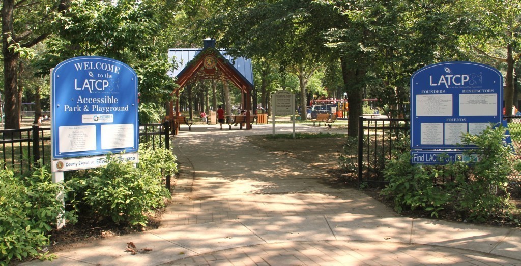 The Let All The Children Play park and playground, which opened in May 2012, is a partnership between LATCP and Nassau County