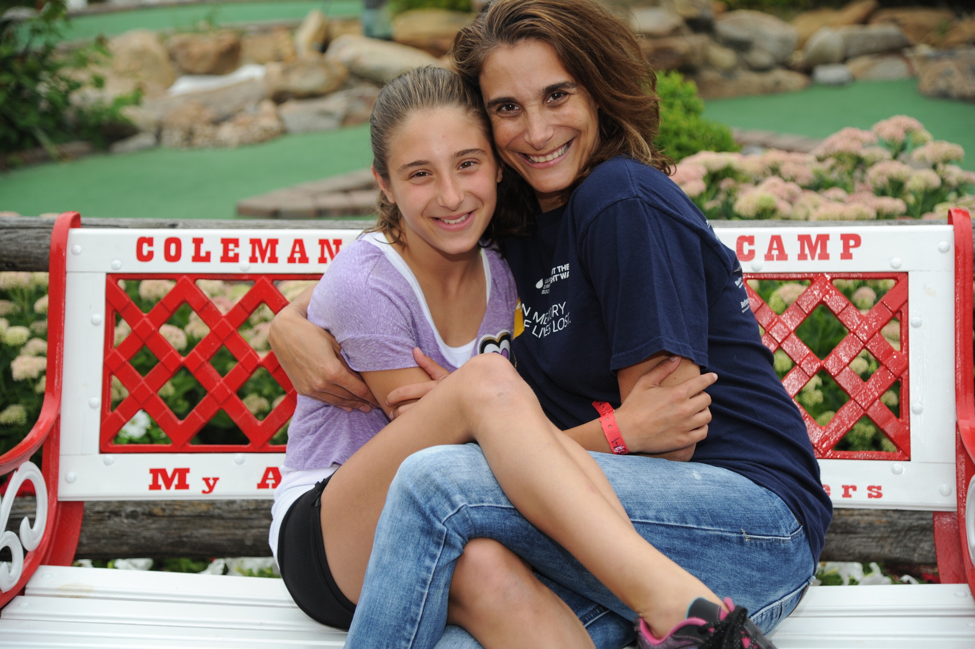 Kayla Nietsch, 12, with her mother, Julie, is fundraising in memory of her late grandparents.