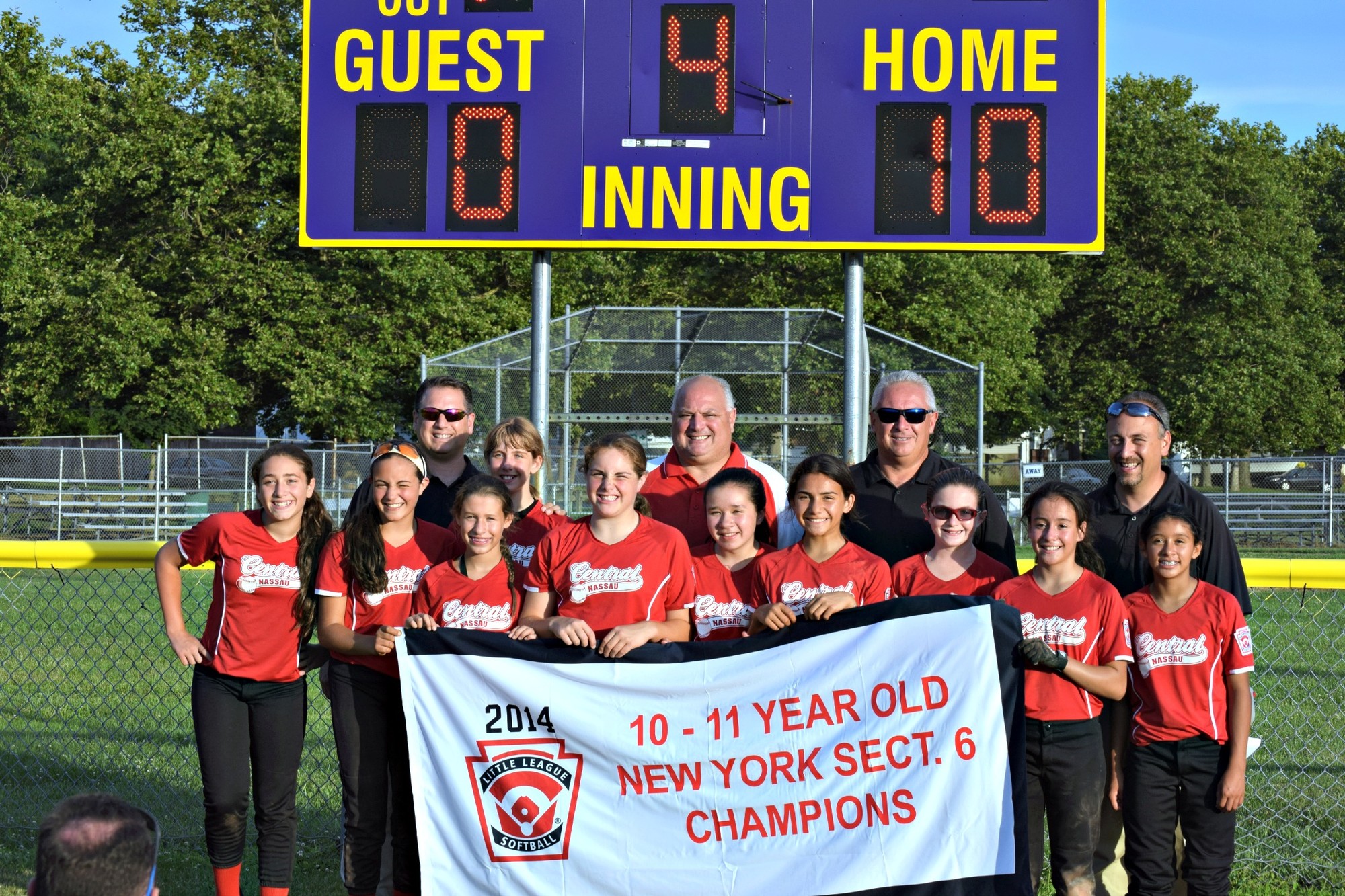 Central Nassau’s U-11 softball team traveled to upstate Chatham last month to represent Salisbury in a state tournament.
