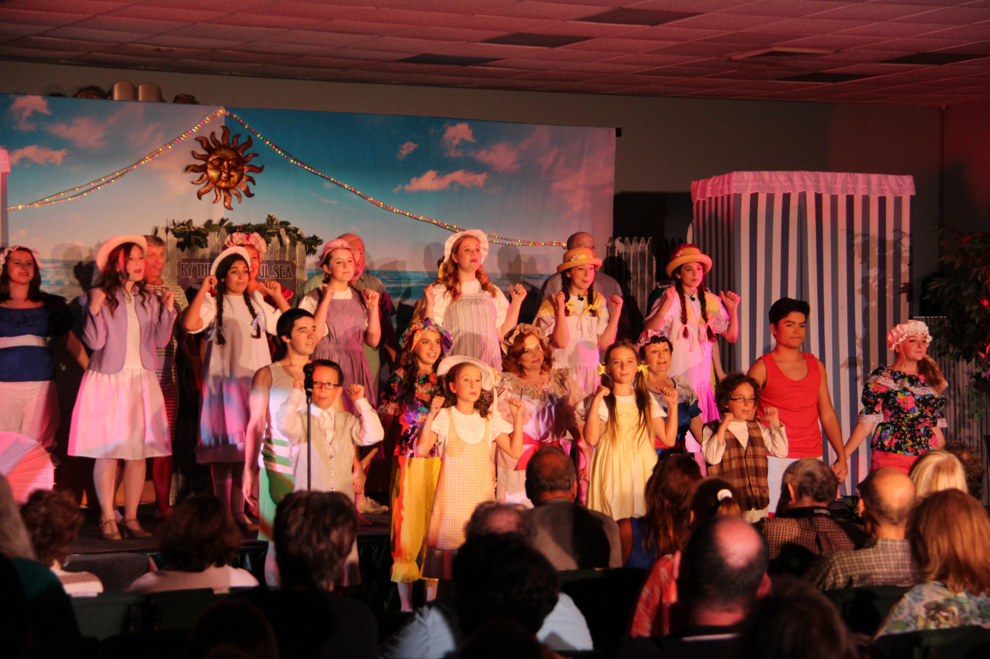The cast of “A South Shore Summer” included Oceanside High School students and guest artists with Broadway backgrounds.