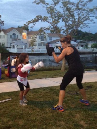 ROK trainer and boxing instructor Meghan Griffo held a class for kids.