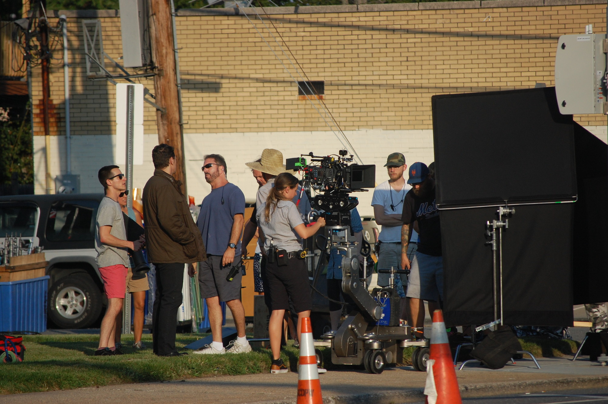 Film crews began shooting in Baldwin on Aug. 27, and were scheduled to work through last weekend.