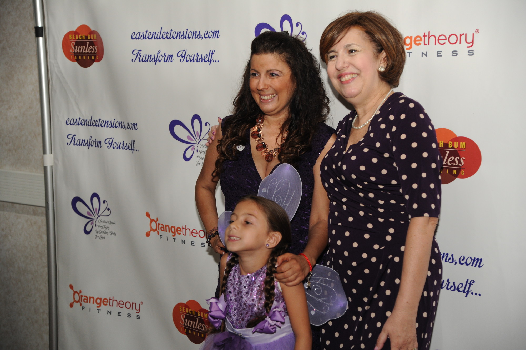 Christine Miserandino (left) poses with her daughter Olivia and her mother Janet
