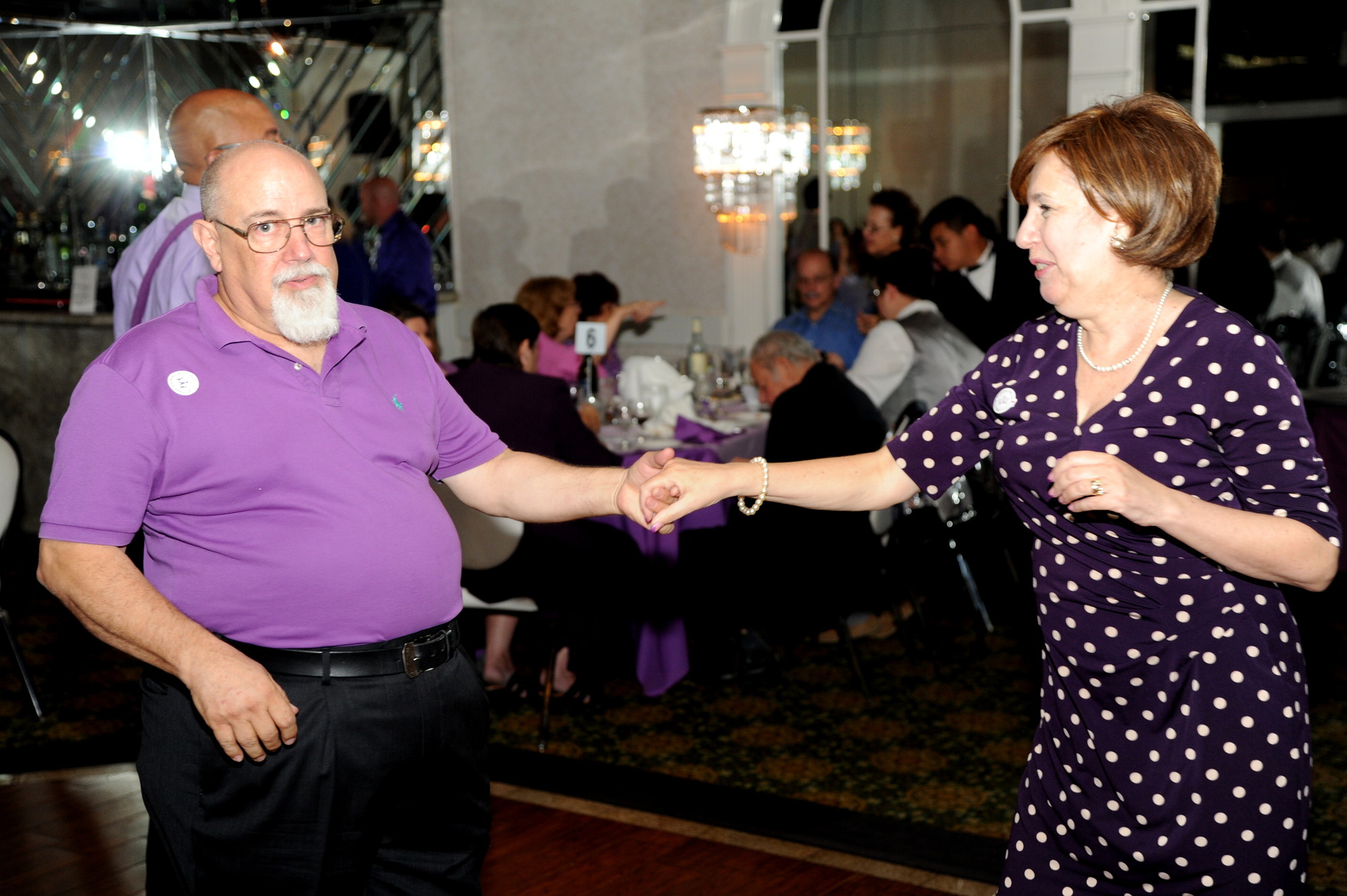 Donald and Janet Miseranddino enjoy a dance