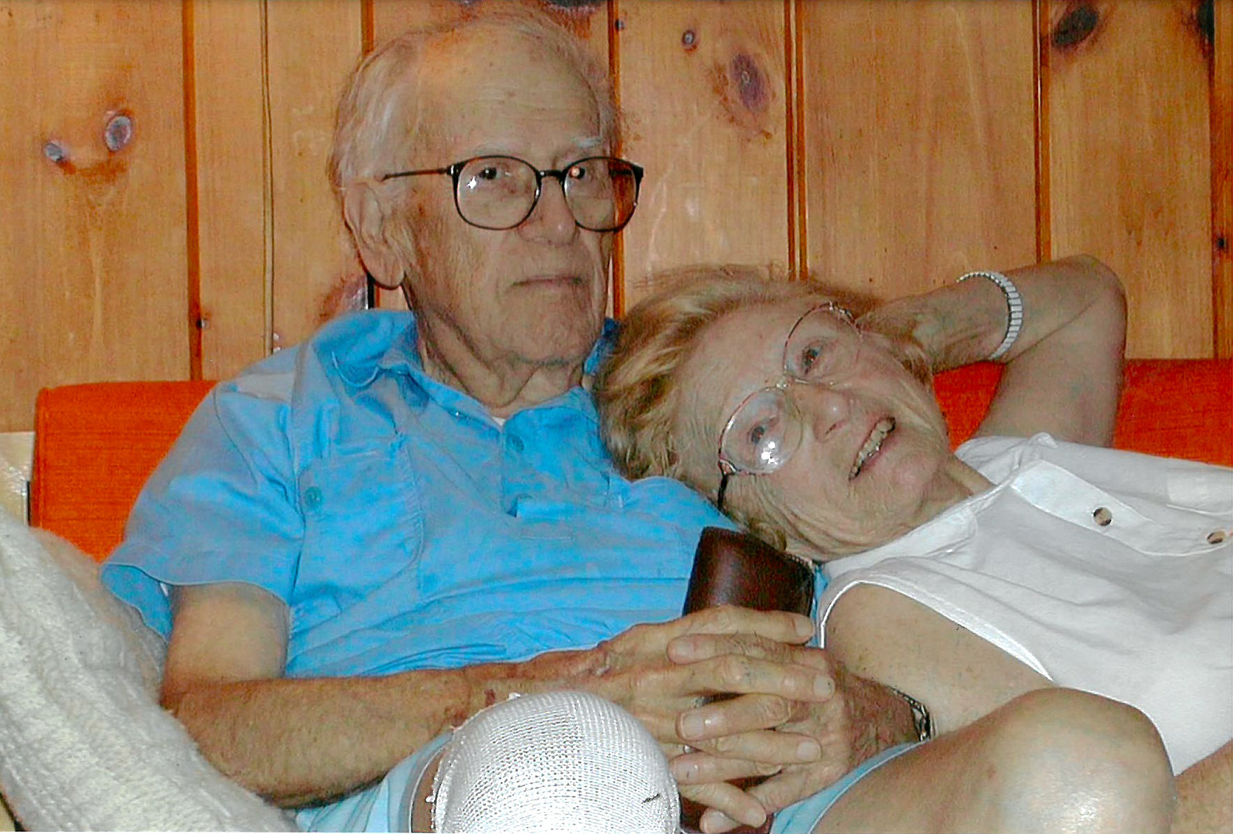 Shostak with her late husband, Jerome, to whom she was married for more than 60 years
