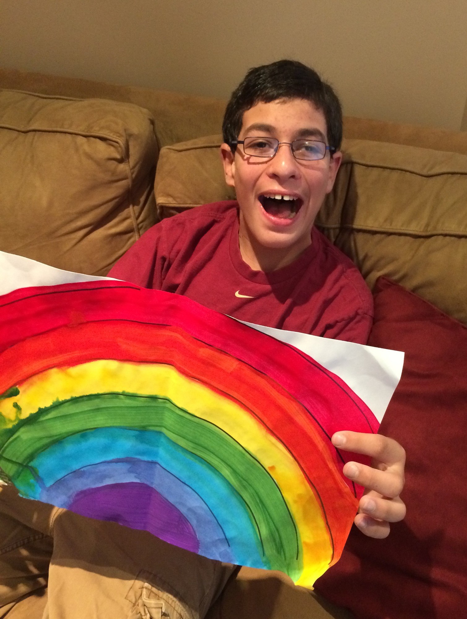 Justin Silver, 13, of Lynbrook, was the inspiration for Ben Moelis’s Magic Arrows toy.