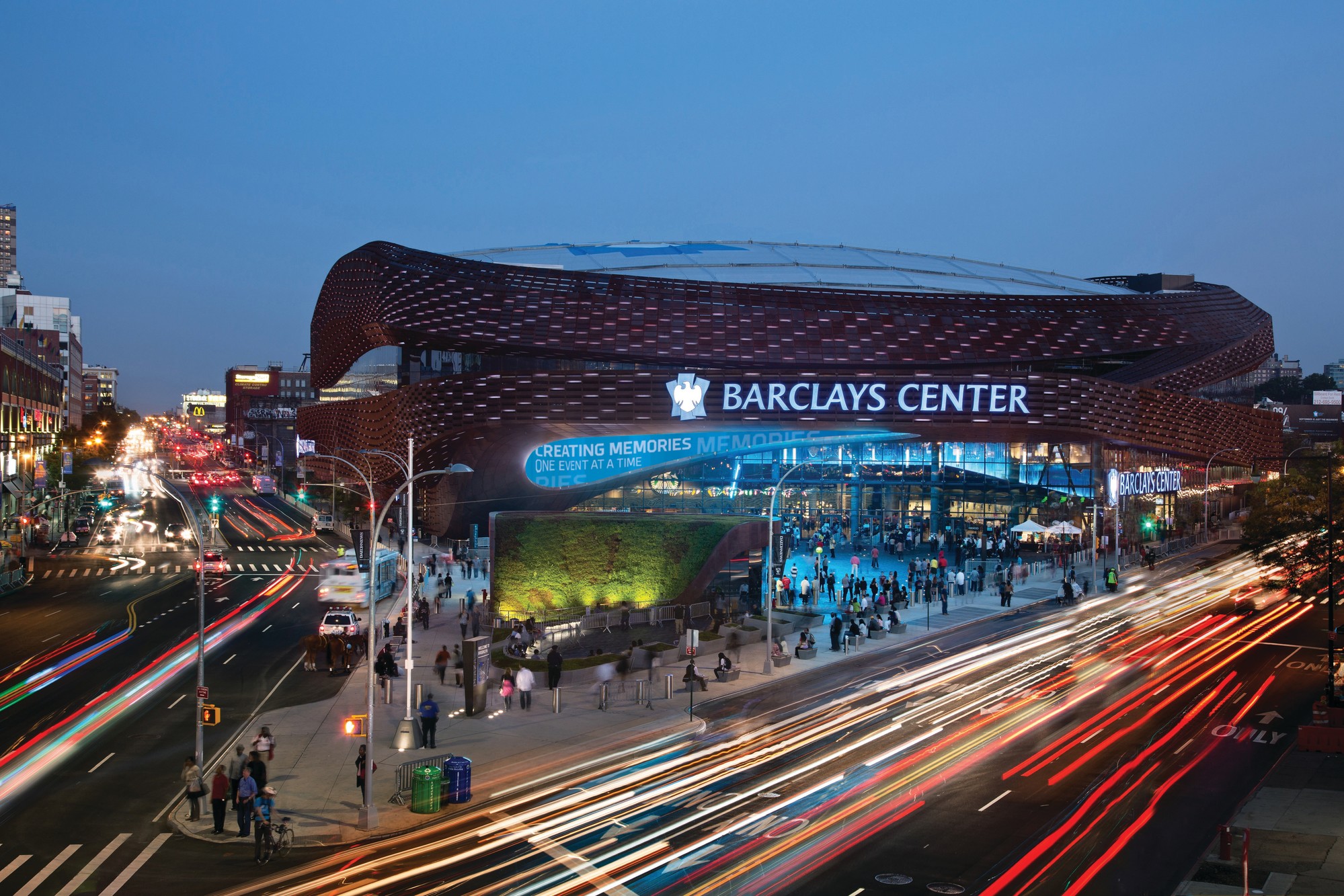 The $1.3 billion Barclays Center is the home of the NBA's Brooklyn Nets. The Islanders will move into the arena in the 2015-2016 season, but they will face off against the New Jersey Devils there on Sept. 26
