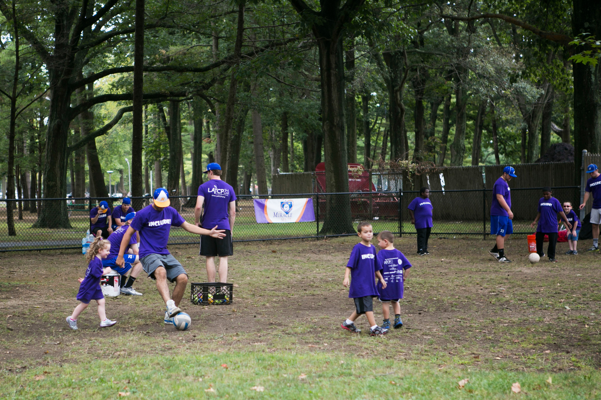 Throughout the summer, LATCP hosted activities — like soccer — at its playground.
