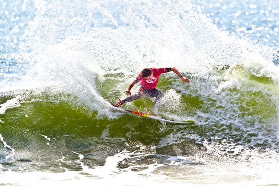 Pro surfer Mike Dunphy finished second in the final round.